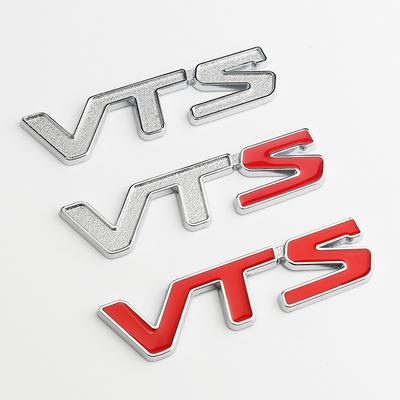 3D металлический логотип VTS, задний багажник, боковое крыло, эмблема, значок, наклейка, наклейки для C/itroen C3 Aircross C4 Picasso Cactus C1