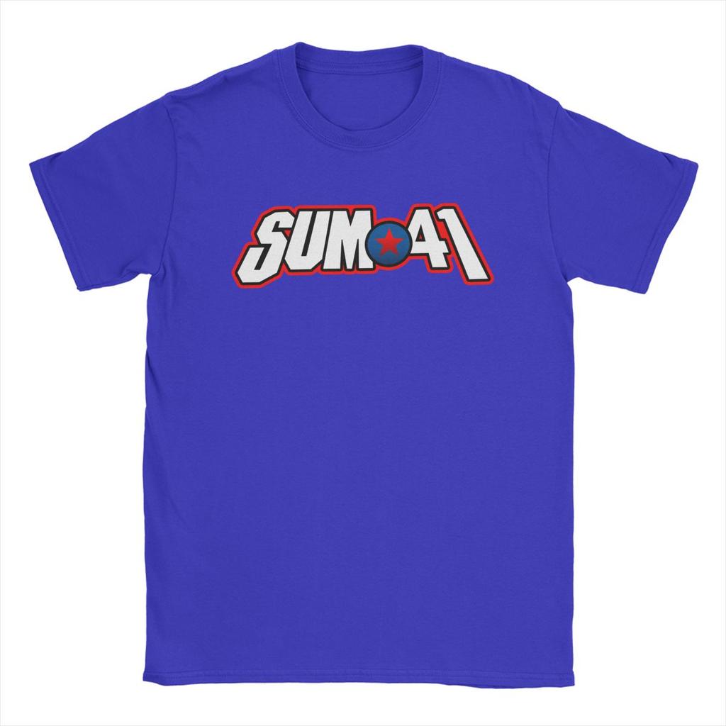 Sum 41 Band Men's T Shirts SUM41 Punk Amazing Tees Short Sleeve O Neck T-Shirt 100% Cotton Birthday Present Clothes