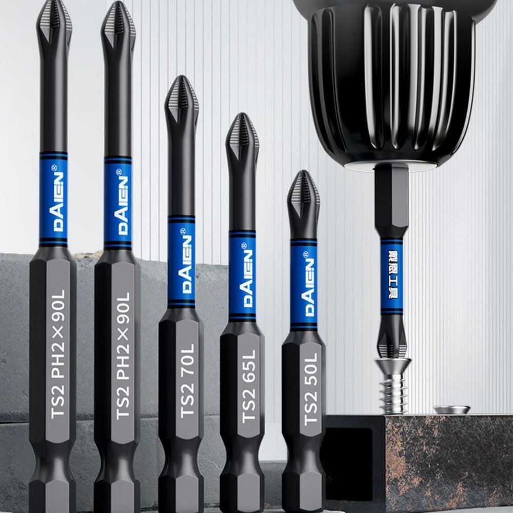 10 шт/6 шт нескользящие магнитные ударные биты ударопрочные отвертки набор бит электрические отвертки