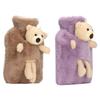 Hot Water Bag Multifunctional 1000ml Capacity Wide Mouth Cute Cartoon Hot Water Bottle for Homes Off