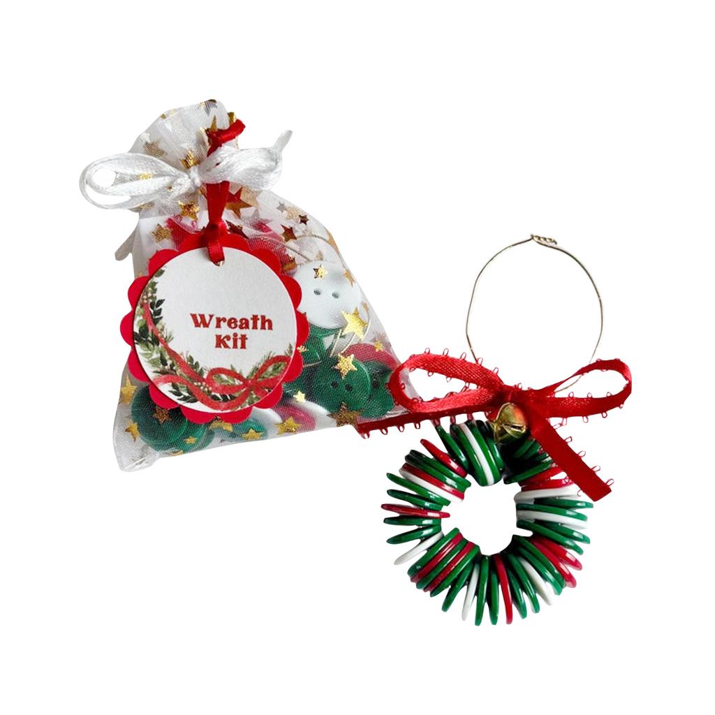 Кнопка Рождественская елка DIY Подвеска Рождественское украшение