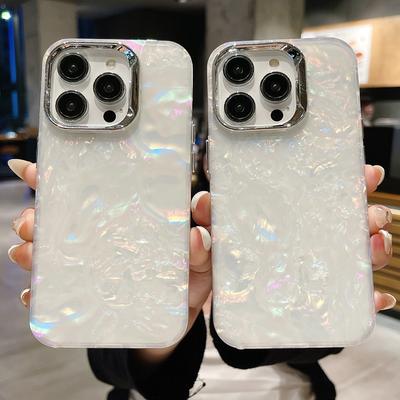 Роскошный чехол для телефона с градиентным рисунком Dream Shell для iPhone 14Pro Max 11 12 13 15 Pro Max X XR XS Max противоударный мягкий чехол IMD
