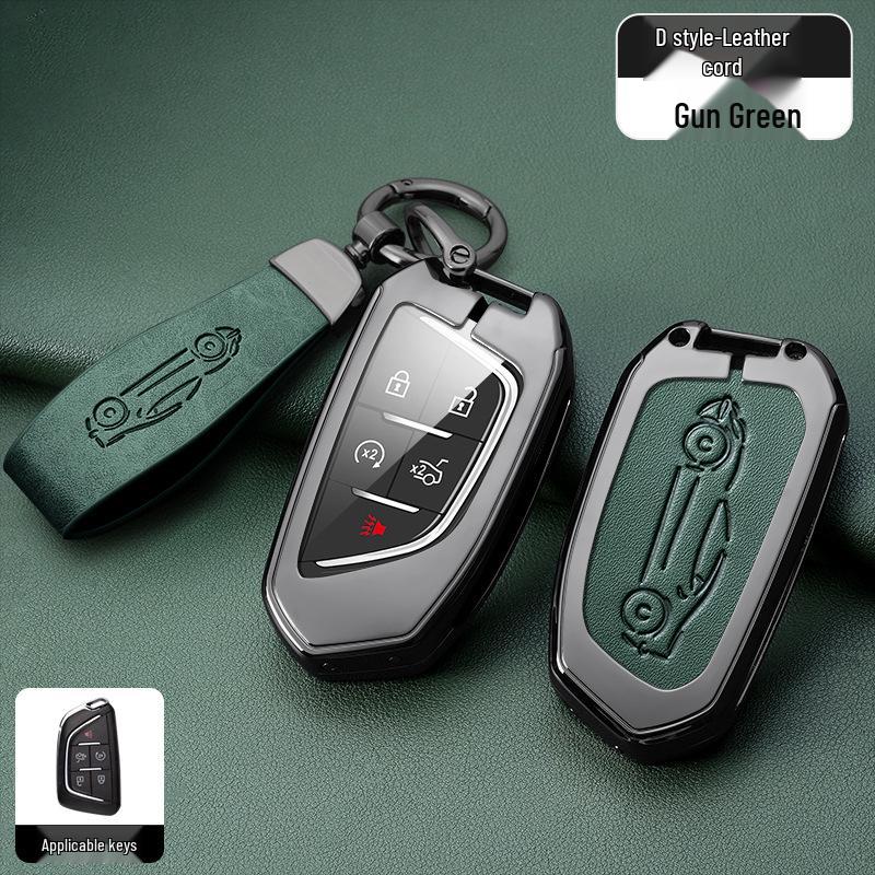 Премиальный металлический чехол для ключа Cadillac XT5, CT5, XT4, XT6, CT6, XTS, ATSL, CT4