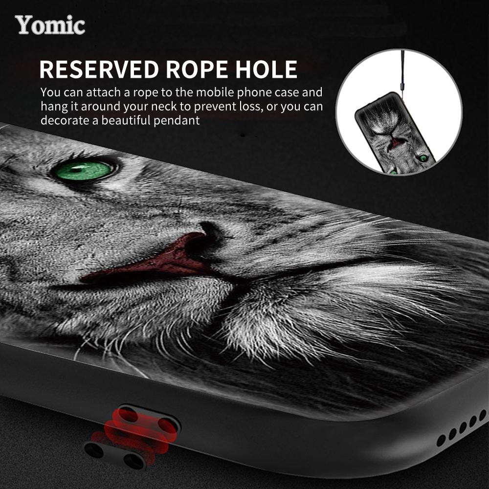 Чехол King Tiger Lion для Samsung Galaxy S21 Ultra A51 A71 A52 A72 5G S20 FE A50 A70 A41 A31 A30 A21s, черный чехол из ТПУ