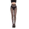 Skull Black Silk Fishnet Socks Female Sexy Halloween Ins Trendy Large Size Flash Set with Hot Rhinestones