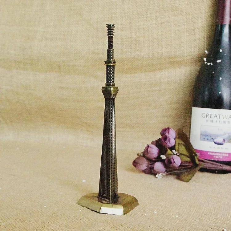 Tokyo Skytree and Tower Souvenir Metal Models