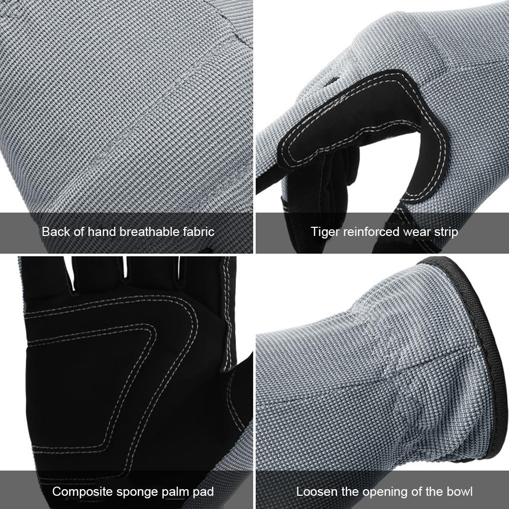 1 пара многофункциональных перчаток для садоводства из искусственной микрофибры, дышащие износостойкие перчатки для сенсорных экранов, защитные перчатки для труда