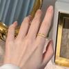Рождественский Год Подмигивающий Молочный Дракон Кольцо Женское Открывающееся Регулируемое Кольцо на Указательный Палец Нишевый Дизайн Зодиак Дракон Милое Кольцо Качество
