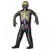 Childrens/Kids Skeleton Glow In The Dark Costume Set