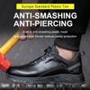Изолированная рабочая обувь для электрика 6 кВ, противоскользящая кожаная рабочая обувь с защитой от проколов для мужчин, водонепроницаемая защитная обувь с пластиковым носком