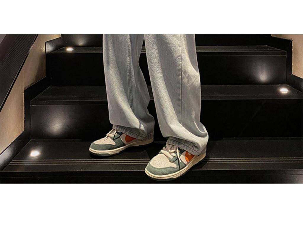 Мужские джинсы American Retro Wide-Leg — модные, свободные, прямого кроя для весны и осени