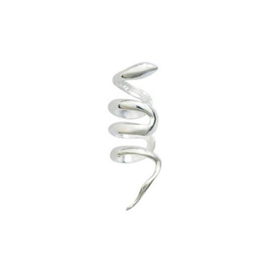 Women Lady Unique Mini Snake Shape Ear Cuff Clip Punk Earring