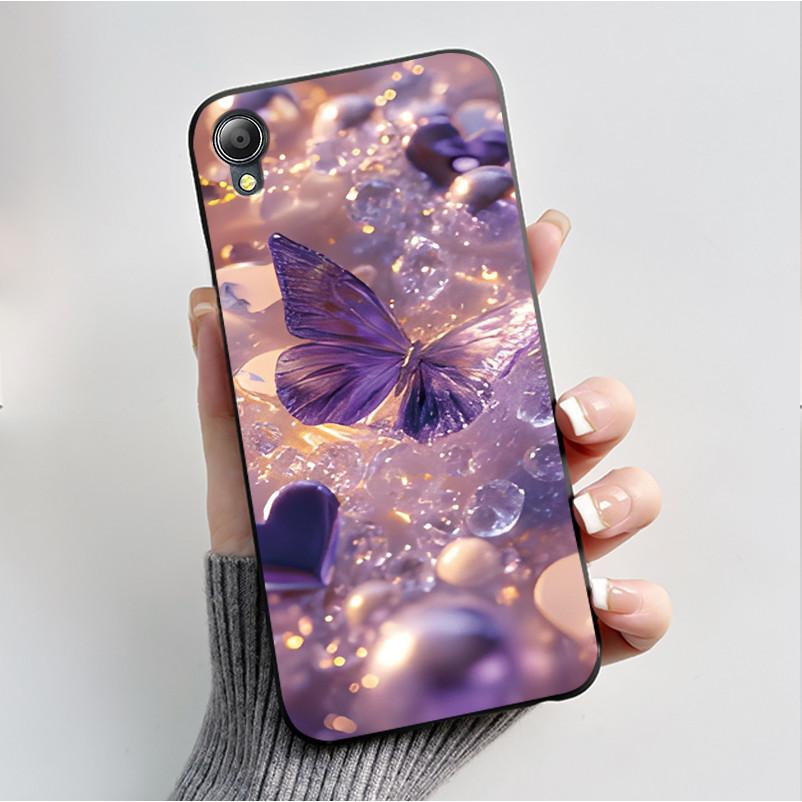 For Asus ZenFone Live L1 L2 ZA550KL Soft Case Fashion Butterfly Flower Black Silicone Phone Casing Asus X00RD ZA550KL Back Cover