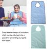 Adult Waterproof Mealtime Bib Double Layer Elder Dinning Clothes Protector