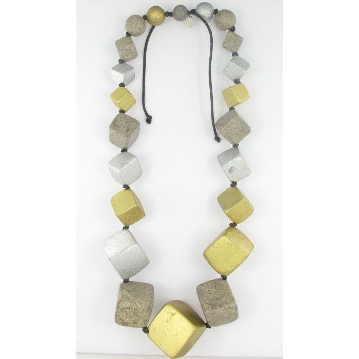 Fanny Fouks - Collier long argenté et doré