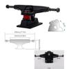 Impacts Resistance 5inch Skateboard Trucks Double Rocker Skateboard Bridge  Outdoor Sports