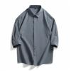 Summer Pure Cotton Shirt Men's Summer Loose Fitting Shirt