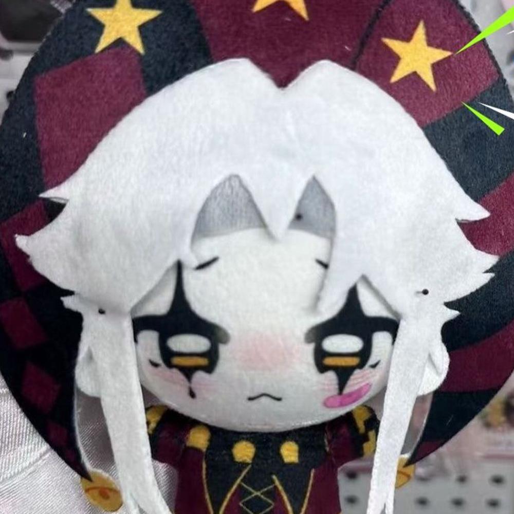 Game The Freak Circus Pierrot Cosplay Doll Plush Stuffed Cotton Figure Dolls Soft Plushies Carnival Accessories Halloween Props