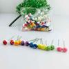 60 Pcs Foam Mushroom Miniatures Colorful Tiny Mushroom Figurines Miniature Mushroom Stakes