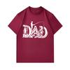 Men's 100% Cotton Crew Neck Short Sleeve T-Shirt, Dad Fishing Themed Creative Print Casual Comfy Tee, Gift For Father Fishing Enthusiasts Daily Wear T