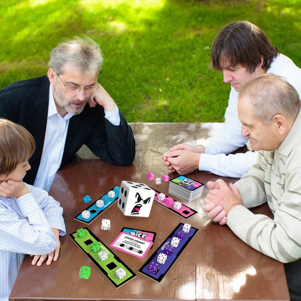 Fast-paced Family Dice Game, A Great Toy Gift For Boys And Girls, Teens And Adults, Suitable For Ages 7-99