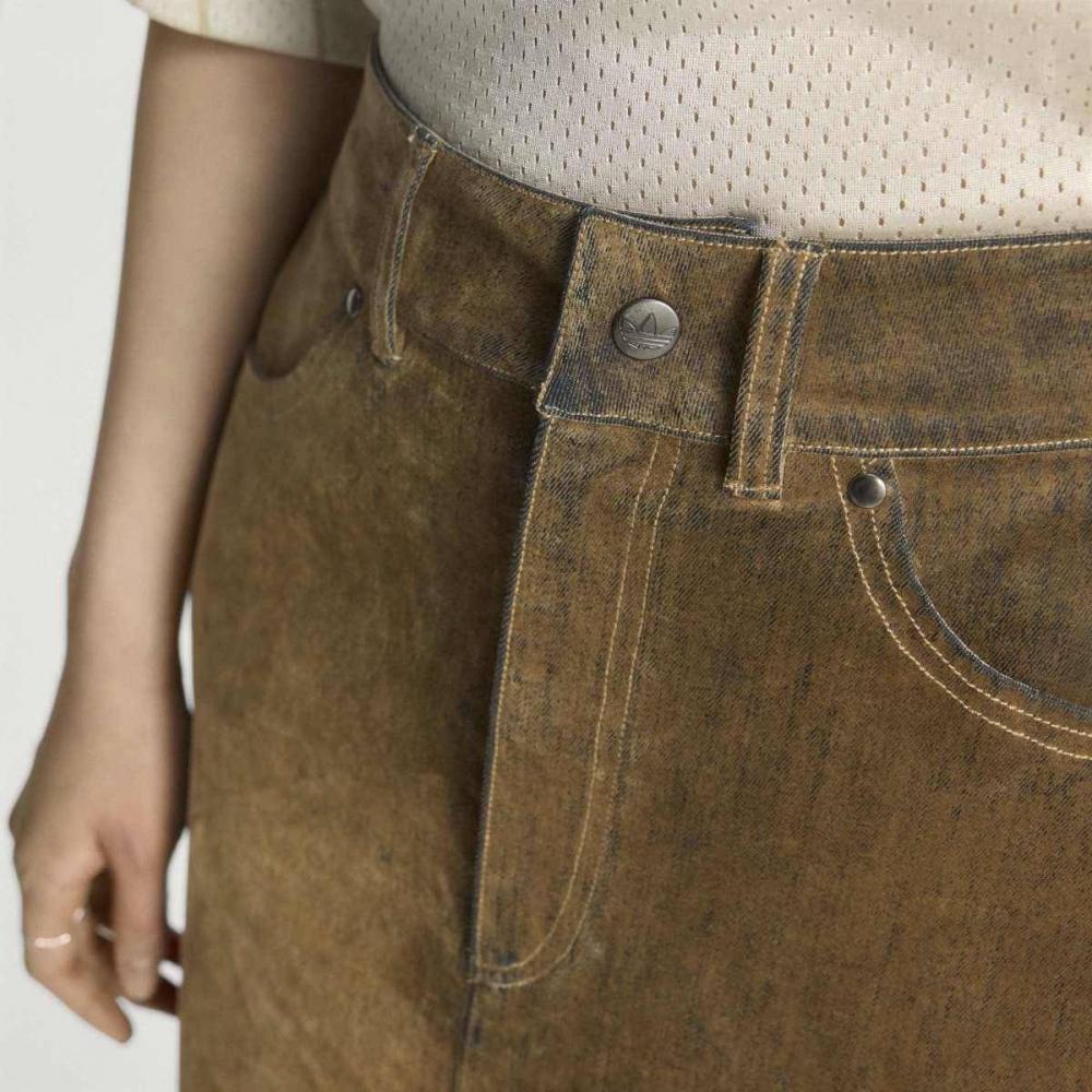 Adidas Adibreak Maxi Skirt Brown Jy2397