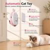 Automatic Hanging Door Feather Cat Teaser 2 Modes Auto Pause USB Rechargeable with 11 Accessories for Indoor Cats