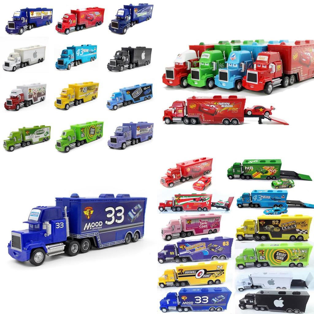 Разноцветные Машинки Мак Молния Маккуин Кинг Джексон Шторм Гоночный Грузовик Игрушка для Детей