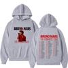 Худи с принтом Bruno Mars The Romantic Tour Мужская Женская Хип-хоп Свитшоты Длинный Рукав Готический Панк Пуловеры