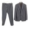 Made In Italy Wool Suit Setup 48R Gray Button Fly Men's Used