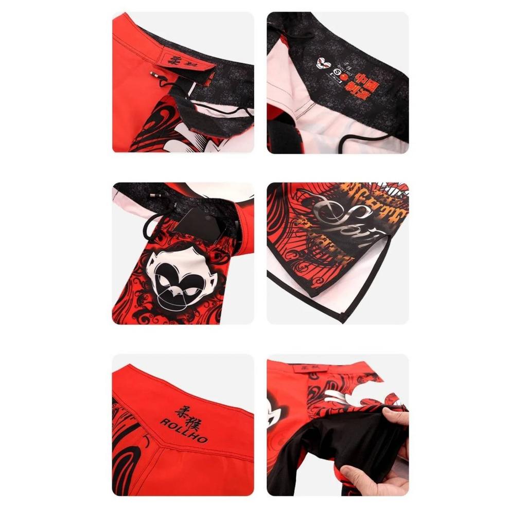 Шорты для кикбоксинга ММА Муай Тай Боевые виды спорта Тренировки по боевым искусствам Тренажерный зал Фитнес