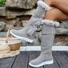 Winter Women Fur Warm Chelsea Snow Boots Casual Shoes New Short Plush Suede Flats Gladiator High Boots Comfortable Fashion Boots