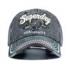 Новая кепка унисекс, бейсболка из стираного хлопка с вышивкой Superday, уличная повседневная бейсболка в тон, одинаковые по цвету шапки для женщин и мужчин, затеняющая кепка
