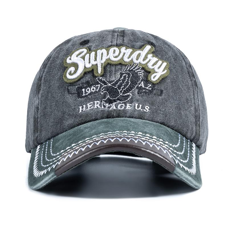 Новая кепка унисекс, бейсболка из стираного хлопка с вышивкой Superday, уличная повседневная бейсболка в тон, одинаковые по цвету шапки для женщин и мужчин, затеняющая кепка