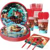 Pirate Ship Theme Party Decoration Pirate Party Banner Flag Paper Plate Paper Cup Tissue Tablecloth
