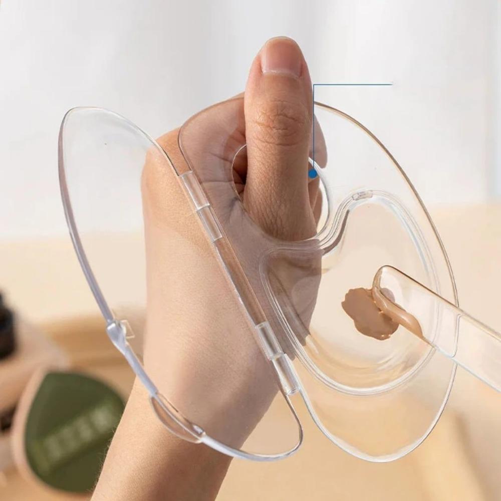 Набор инструментов для акрилового макияжа Прозрачная палитра для хранения Тестовая косметика Аксессуары для красоты