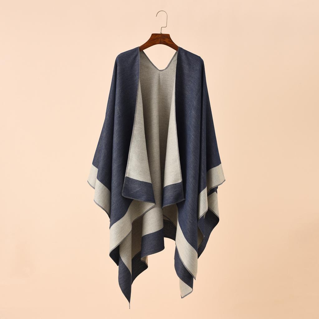 Pure Color Travel and Shopping New Warm Big Shawl