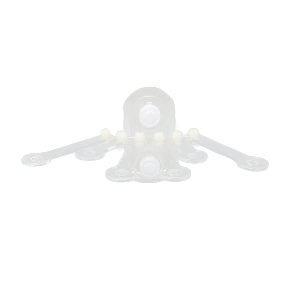 Aquarium Coral Rack 6 Holes 180 Degree Claw Fan Shaped Transparent Acrylic Fish Tank Coral Frag