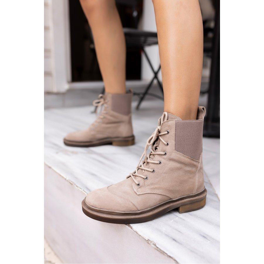 Женские повседневные ботинки из натуральной замши