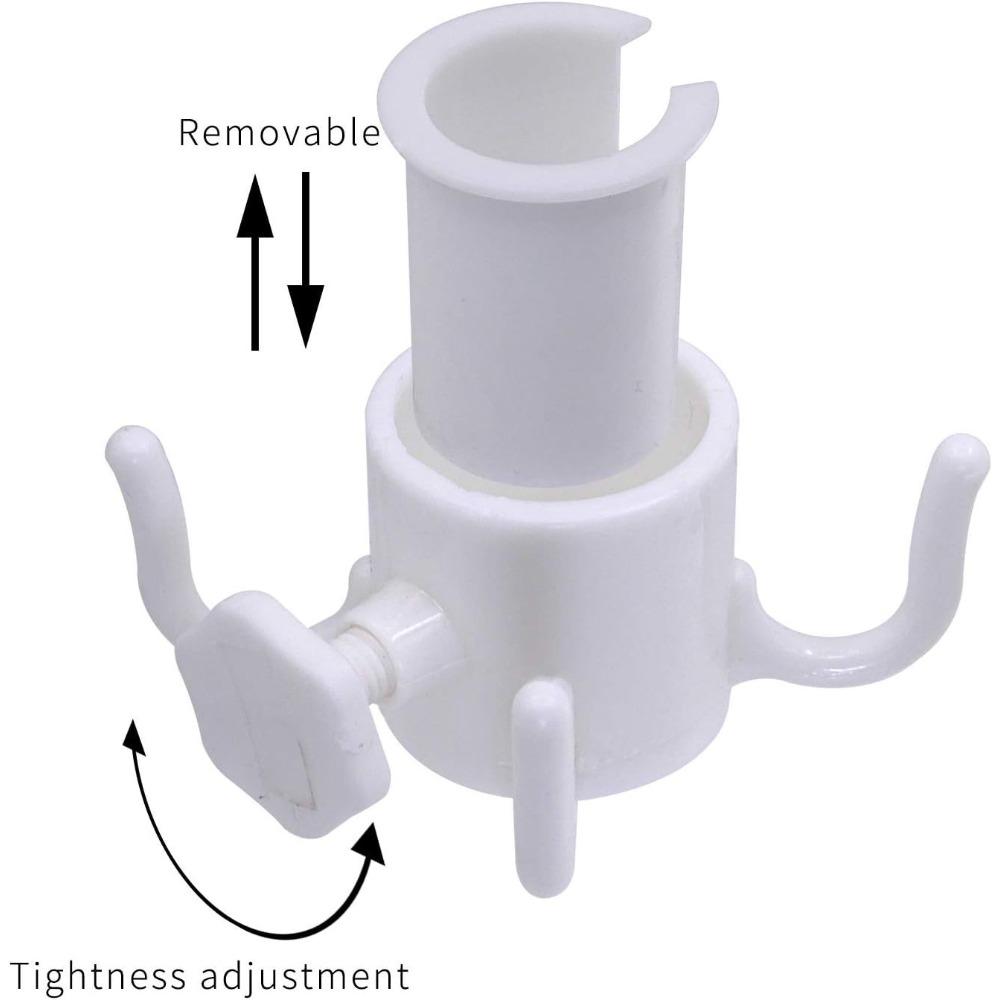 Portable Outdoor Beach Umbrella Hooks Hanger Versatile Space-saving Four-corner Hook Useful Wear-resistant Umbrella Accessories