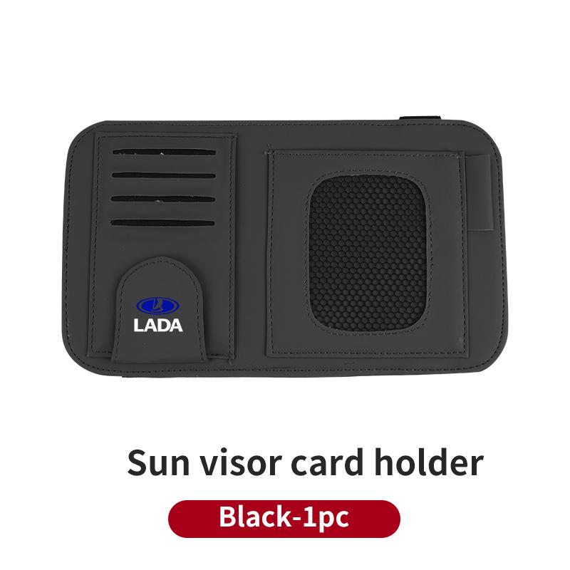 Car accessories Sun Visor Storage Pouch For Lada Priora Sedan Sport Kalina Granta Vesta Niva Largus Vaz Samara 2110 ejw1