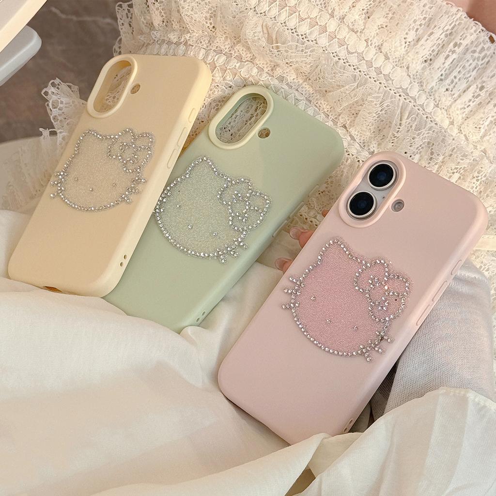Блестящий чехол для Apple iPhone 16, 17 и 18 Pro Max в кошачьей тематике, Роскошный 3D-дизайн, Защита от падений