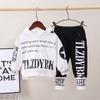 Spring Autumn Baby Boys Girls Cotton Clothes Children Letter Hooded Pants 2Pcs/sets Infant Kid Fashion Toddler Casual Tracksuits