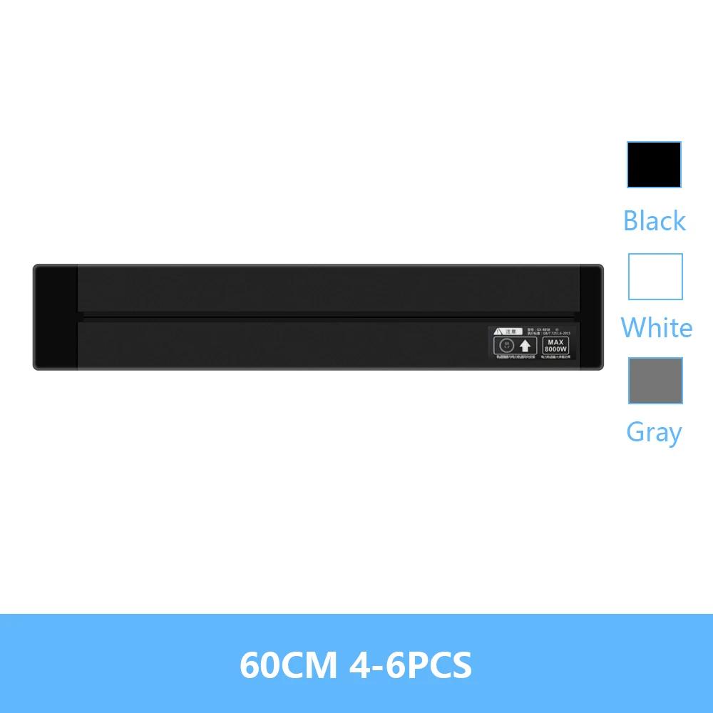 Настенная розетка с дорожкой электропитания ЕС Великобритания Франция Корея Стандарт Дом Кухня Ванная Офис Настенные электрические розетки Вилки Адаптеры Белый Черный