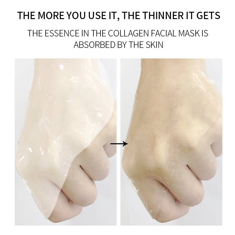 Глубокая коллагеновая маска для лица против морщин для лифтинга, упругости и осветления