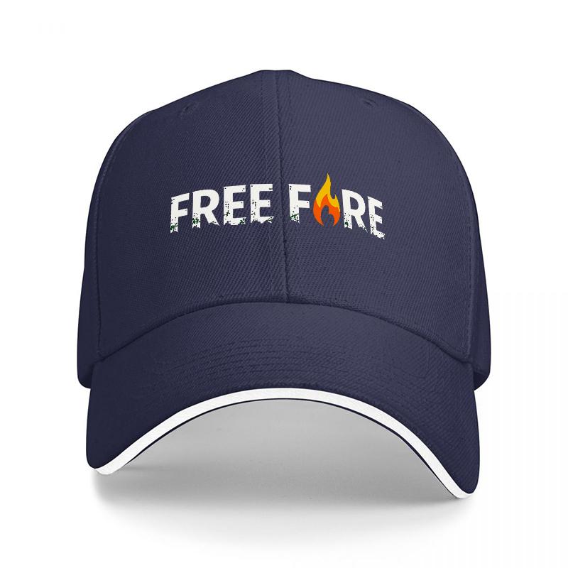 БЕЙСБОЛКА С ЛОГОТИПОМ FREE FIRE ЧЕРНАЯ С ДИЗАЙНОМ ПЛАМЕНИ Унисекс S РЕГУЛИРУЕМАЯ ШЛЯПА МОДНЫЙ СПОРТИВНЫЙ АКСЕССУАР ДЛЯ АКТИВНОГО ОТДЫХА