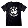 Nightmare Before Christmas Футболка унисекс для взрослых с гербом Джека Скеллингтона