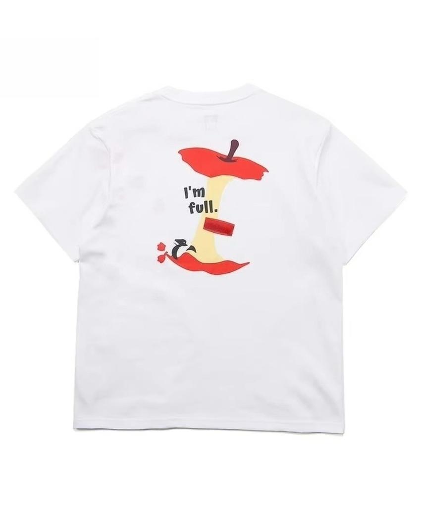 Chums I'm Full of Apples T-Shirt Peripheral Pattern Printing Summer Luxury Brand Cotton Men's and Women's T-Shirts Short Sleeves