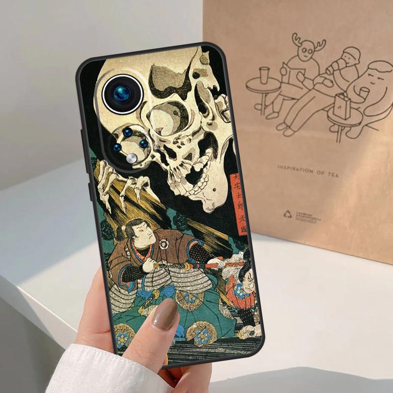 Японское искусство Укиё-э Чехол для Honor Magic 8 Pro 5 6 7 Lite Для Honor Win RT 200 400 50 70 90 X8b X9a X9b X9c X9d