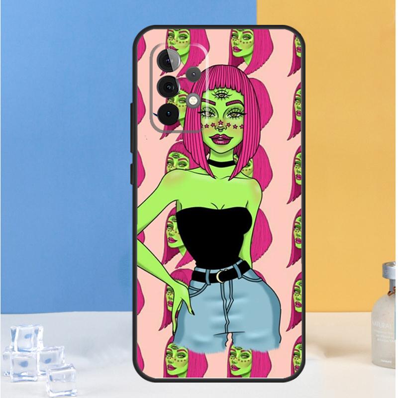 Хиппи Гранж Арт Чехол для Samsung Galaxy A55 A35 A15 A13 A33 A53 A36 A26 A16 A54 A34 A14 A32 A52 A56 A05 A06